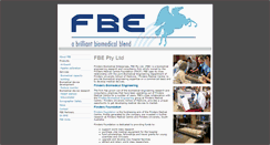 Desktop Screenshot of fbe.com.au