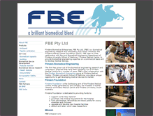 Tablet Screenshot of fbe.com.au